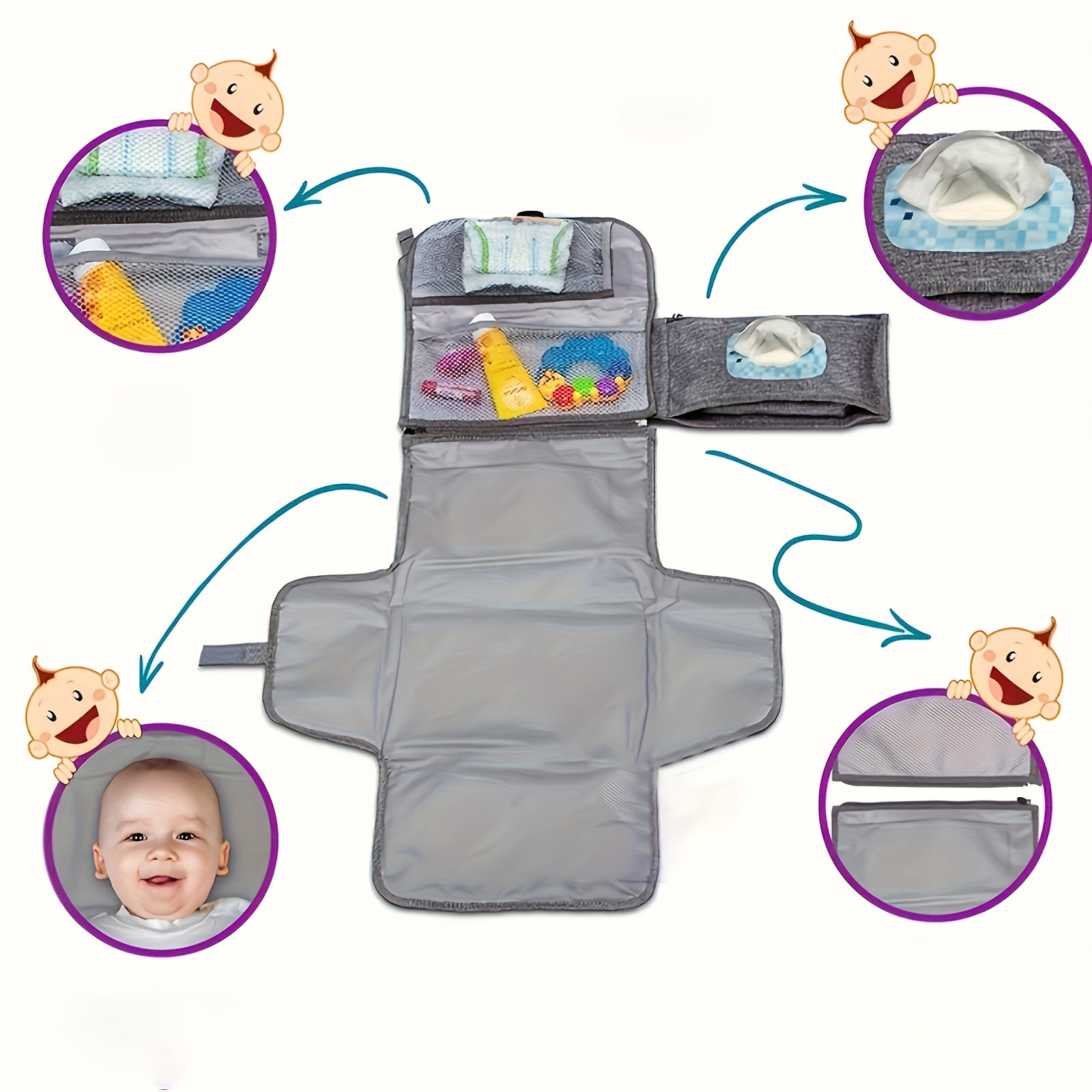NidooCare™ Fasciatoio Portatile Bambino